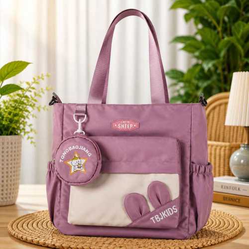Large Nylon Women’s Tote Bag | College, Office, Shopping & Daily Use